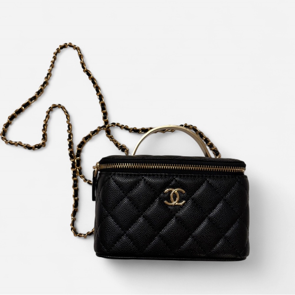Black Caviar Vanity Bag.